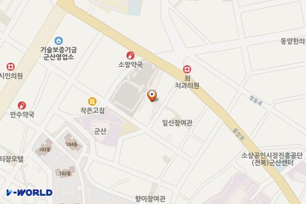 KT군산중앙 옆 위치 지도 — 전북특별자치도 군산시 중앙로 149