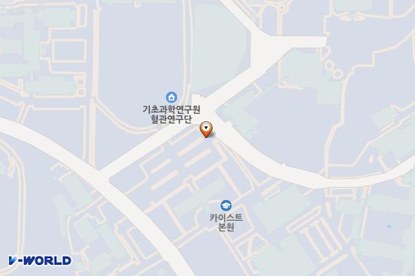 외국인교수 아파트 지하주차장 위치 지도 — 대전광역시 유성구 대학로 291