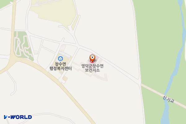 창수면 보건지소 위치 지도 — 경상북도 영덕군 창수면 신기길 8-7