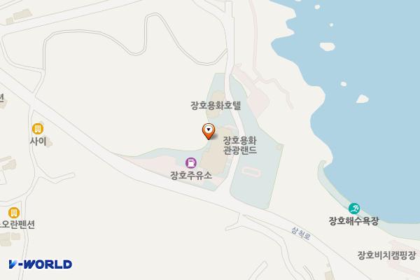 장호용화랜드 위치 지도 — 강원특별자치도 삼척시 근덕면 삼척로 2154