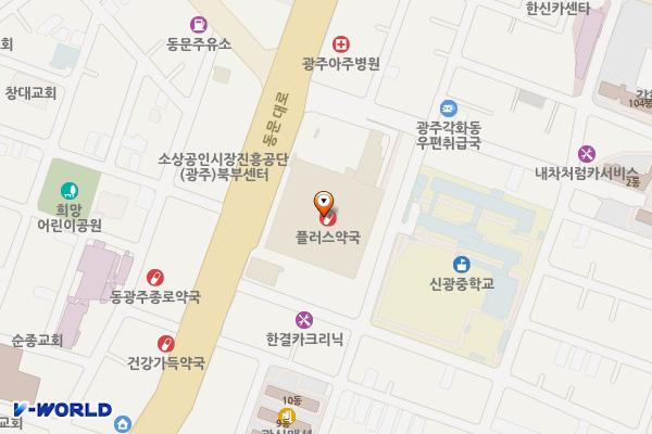 홈플러스 동광주점 위치 지도 — 전남광주통합특별시 북구 동문대로 200
