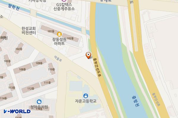 도봉어르신문화센터 위치 지도 — 서울특별시 도봉구 마들로 536