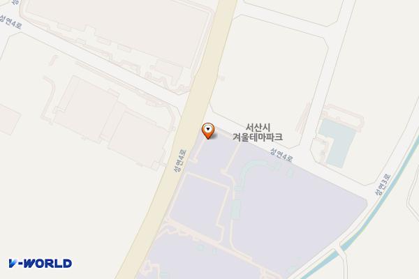 한화이글스 서산구장 위치 지도 — 충청남도 서산시 성연면 성연4로 96