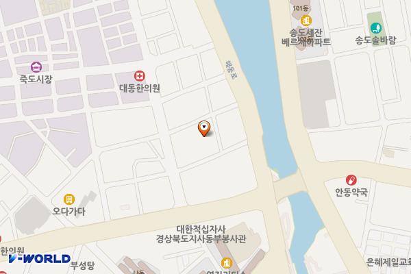 죽도시장 제3공영주차장 위치 지도 — 경상북도 포항시 북구 해동로 167번길 4-11