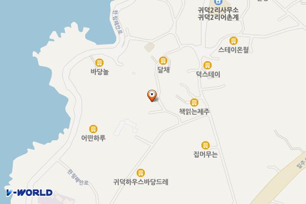 레드서브마린 위치 지도 — 제주특별자치도 제주시 한림읍 귀덕리 3962-3