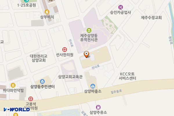 한국농어촌공사 제주지역본부 위치 지도 — 제주특별자치도 제주시 선사로 12