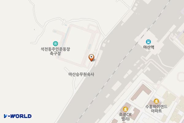 갈뫼산 체육시설 위치 지도 — 경상남도 창원시 마산회원구 합성동 777-7