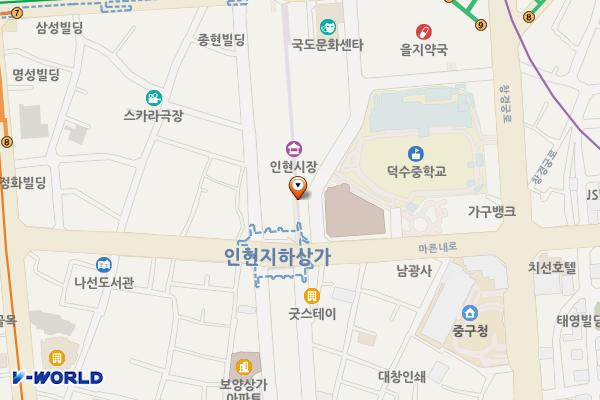 세운상가 위치 지도 — 서울특별시 중구 마른내로 71