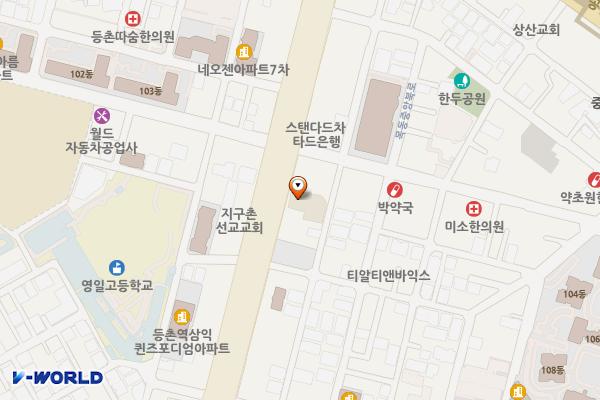 목동깨비시장 공동주차장 지하1층 위치 지도 — 서울특별시 양천구 등촌로 212