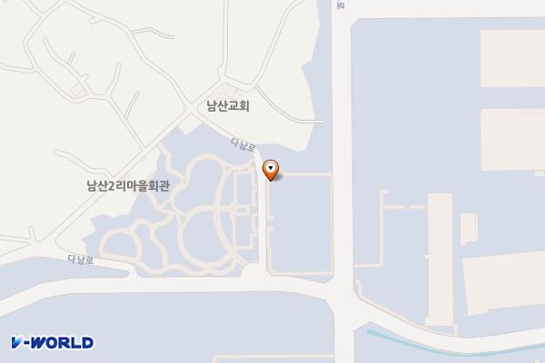 김천1일반산업단지 공영주차장 위치 지도 — 경상북도 김천시 어모면 남산리 573-1