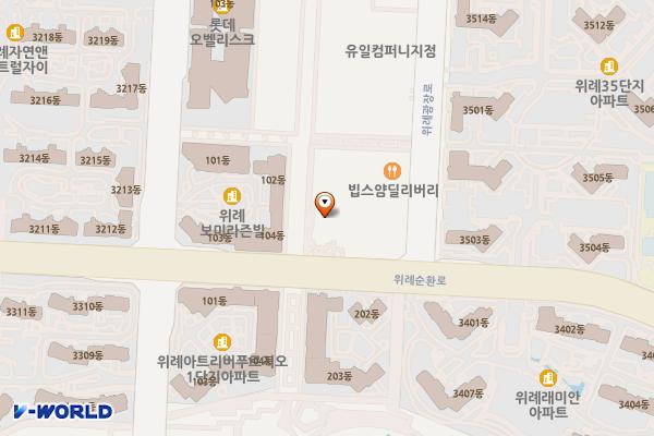 위례동 행정복지센터 위치 지도 — 경기도 성남시 수정구 위례순환로 125