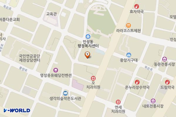 제천시시민주차타워 위치 지도 — 충청북도 제천시 의림대로13길 6