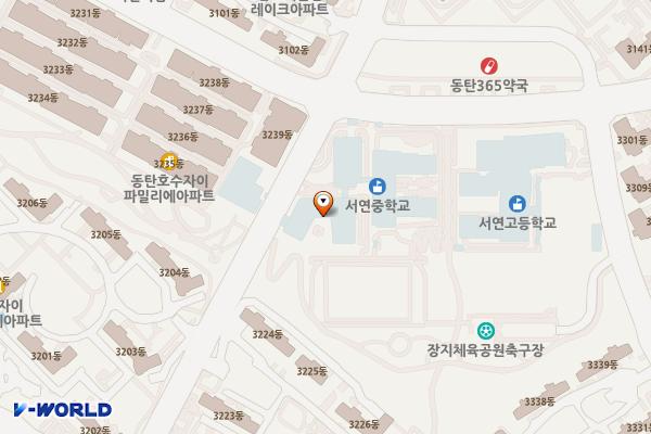화성동탄 서연이음터도서관 위치 지도 — 경기도 화성시 동탄순환대로8길 57