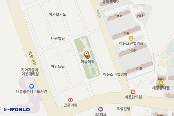 대이동 공영주차장 위치 지도 — 경상북도 포항시 남구 대이로127번길 12-10