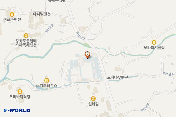 인천해양환경체험학습장 위치 지도 — 인천광역시 강화군 화도면 해안남로 2463