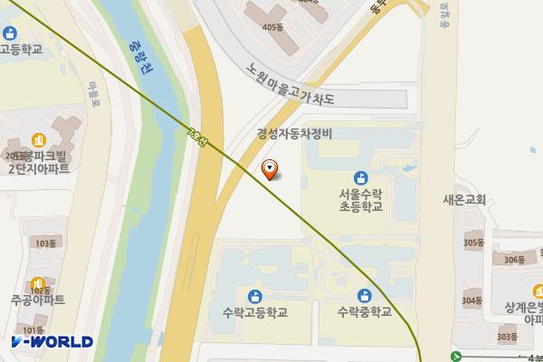 일성운수 위치 지도 — 서울특별시 노원구 동일로251길 45