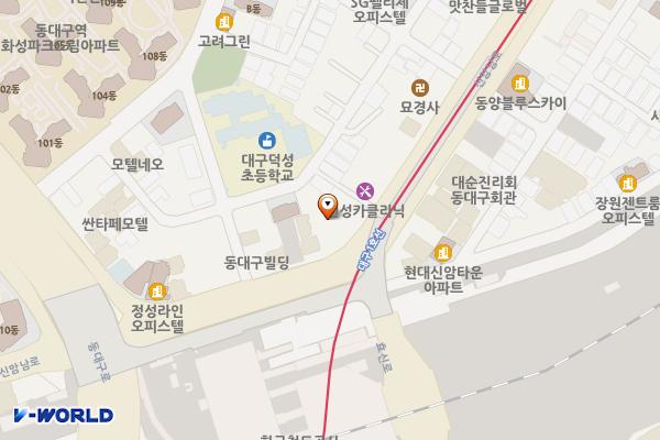 롯데렌탈 동대구점 위치 지도 — 대구광역시 동구 신암남로 127