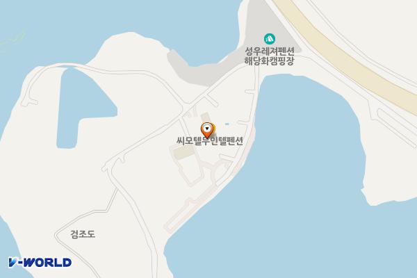 씨모텔(서산) 위치 지도 — 충청남도 서산시 부석면 천수만로 658-47