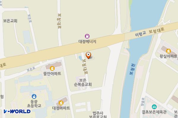 더블유호텔 위치 지도 — 충청북도 보은군 보은읍 보청대로 1861