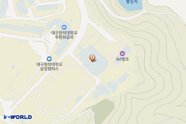 대구한의대학교(삼성캠퍼스) 기린체육관 위치 지도 — 경상북도 경산시 한의대로 1