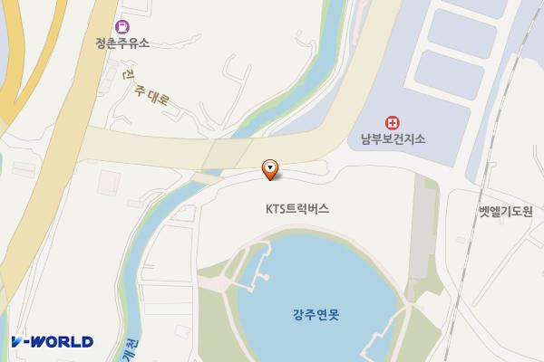 로터스커피앤베이커리 위치 지도 — 경상남도 진주시 정촌면 강주길 24
