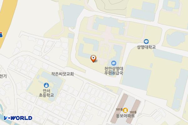 상명대학교 청록관 위치 지도 — 충청남도 천안시 동남구 상명대길 31