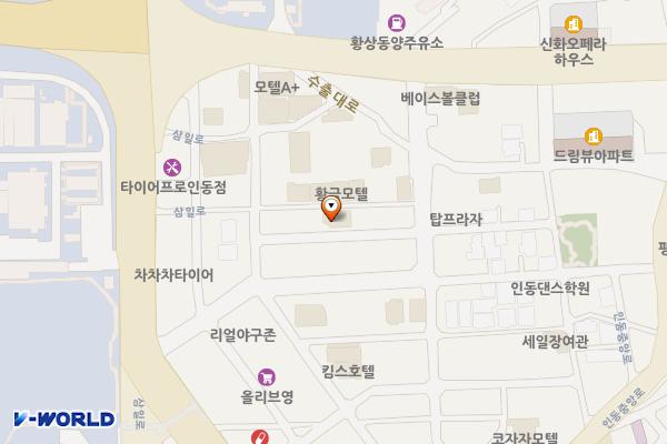 호텔얌 구미인동점 위치 지도 — 경상북도 구미시 인동중앙로3길 38-8