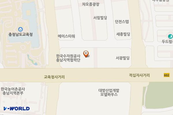 센트럴뉴스퀘어 위치 지도 — 충청남도 홍성군 홍북읍 청사로150번길 10