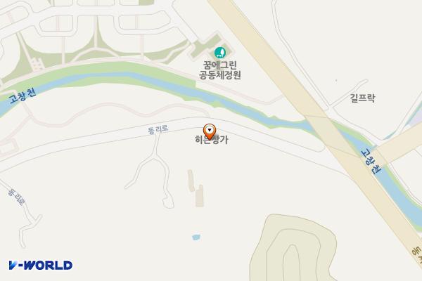 히든모텔(고창) 위치 지도 — 전북특별자치도 고창군 고창읍 동리로 240