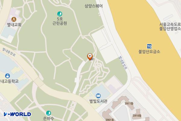 별내중앙공원 공영주차장 위치 지도 — 경기도 남양주시 별내중앙로 102