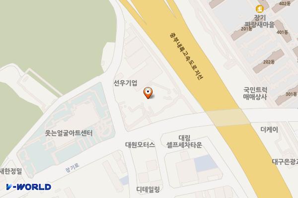 대구출판산업지원센터 위치 지도 — 대구광역시 달서구 문화회관길 165