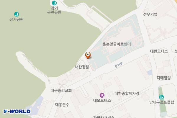 달서아트센터 위치 지도 — 대구광역시 달서구 문화회관길 160