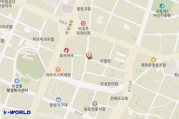 노상4지구 위치 지도 — 충청북도 제천시 중앙로2가 164