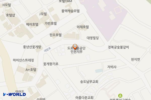 한국도로교통공단 인천지부 위치 지도 — 인천광역시 연수구 대암로 30