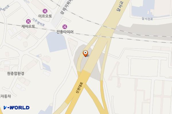달서교하부공영주차장 위치 지도 — 대구광역시 서구 이현동 423-3
