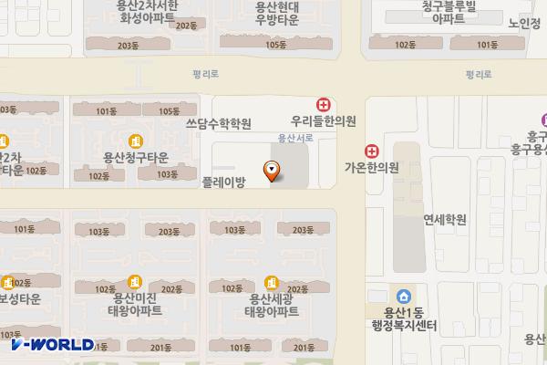 용산2공영주차장 위치 지도 — 대구광역시 달서구 용산동 931-4