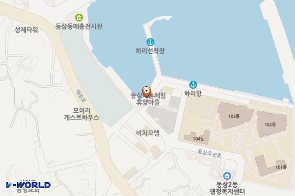 동삼하리항 위치 지도 — 부산광역시 영도구 하리해안길 17-5