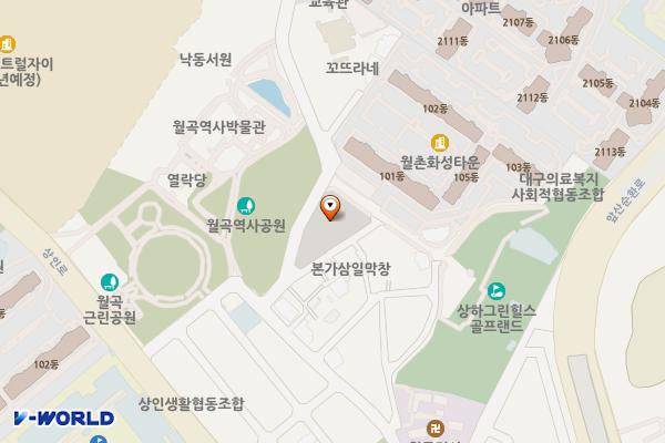 대구월곡공영주차장 위치 지도 — 대구광역시 달서구 송현로7길 51-10