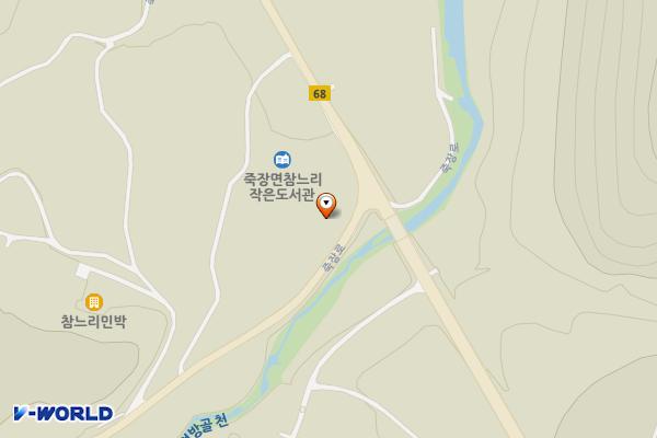 상옥참느리정보화마을 위치 지도 — 경상북도 포항시 북구 죽장면 죽장로 1737
