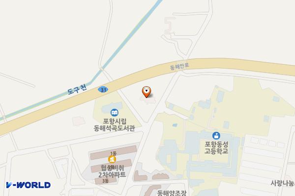 동해문화의집 위치 지도 — 경상북도 포항시 남구 동해면 일월로41번길 21