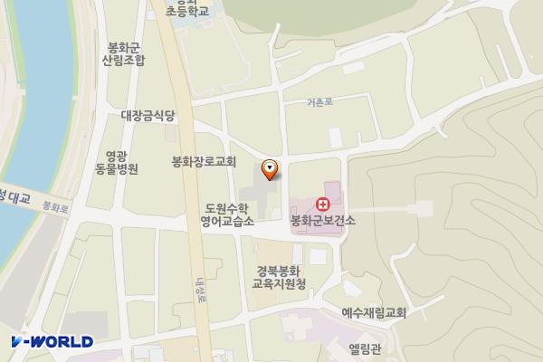 내성공영주차장 위치 지도 — 경상북도 봉화군 봉화읍 내성리 265