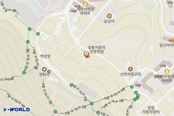 봉래산 위치 지도 — 부산광역시 영도구 와치로78