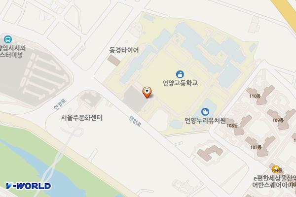 울산언양고등학교 위치 지도 — 울산광역시 울주군 언양읍 언양로 53