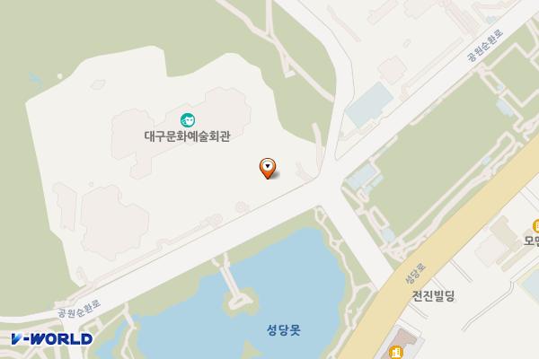 대구문화예술회관 위치 지도 — 대구광역시 달서구 공원순환로 201