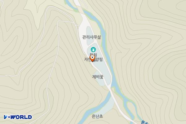 화원자연휴양림 위치 지도 — 대구광역시 달성군 화원읍 화원휴양림길 126