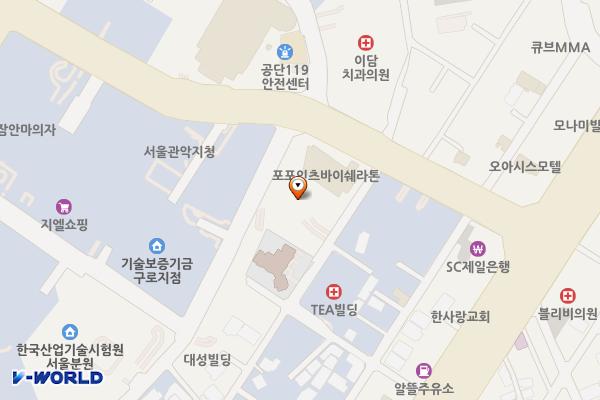 파트너스타워2차 위치 지도 — 서울특별시 구로구 디지털로32가길 16