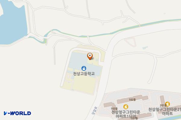 천상고등학교 위치 지도 — 울산광역시 울주군 범서읍 당앞로 96