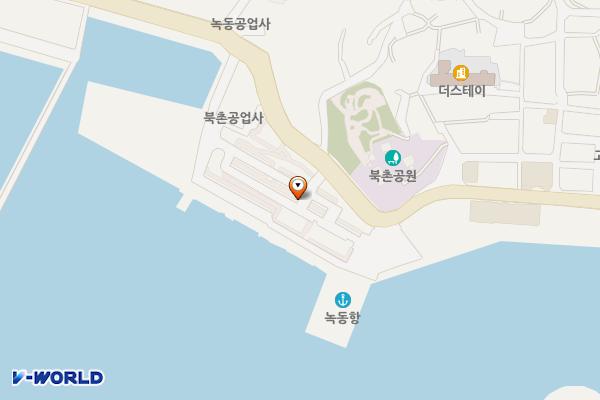 녹동건어물판매장 주차장 위치 지도 — 전남광주통합특별시 고흥군 도양읍 목넘가는길 35