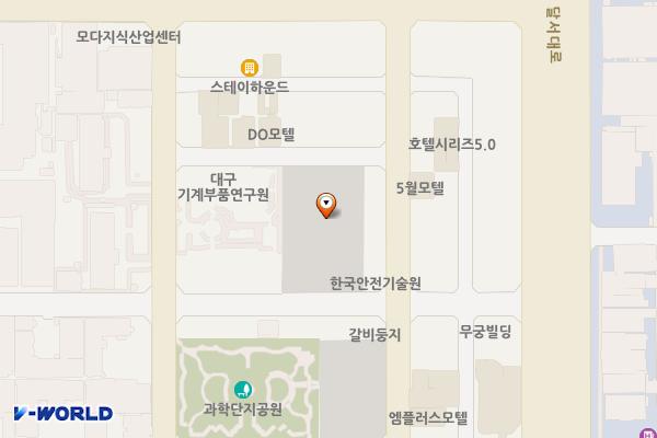 호림2공영주차장 위치 지도 — 대구광역시 달서구 호림동 12-1
