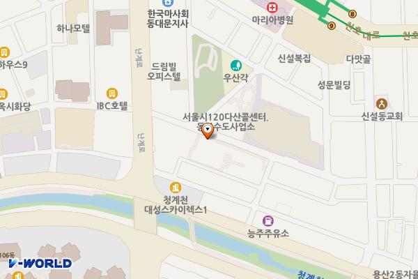 신설동공영주차장 위치 지도 — 서울특별시 동대문구 난계로28길 16